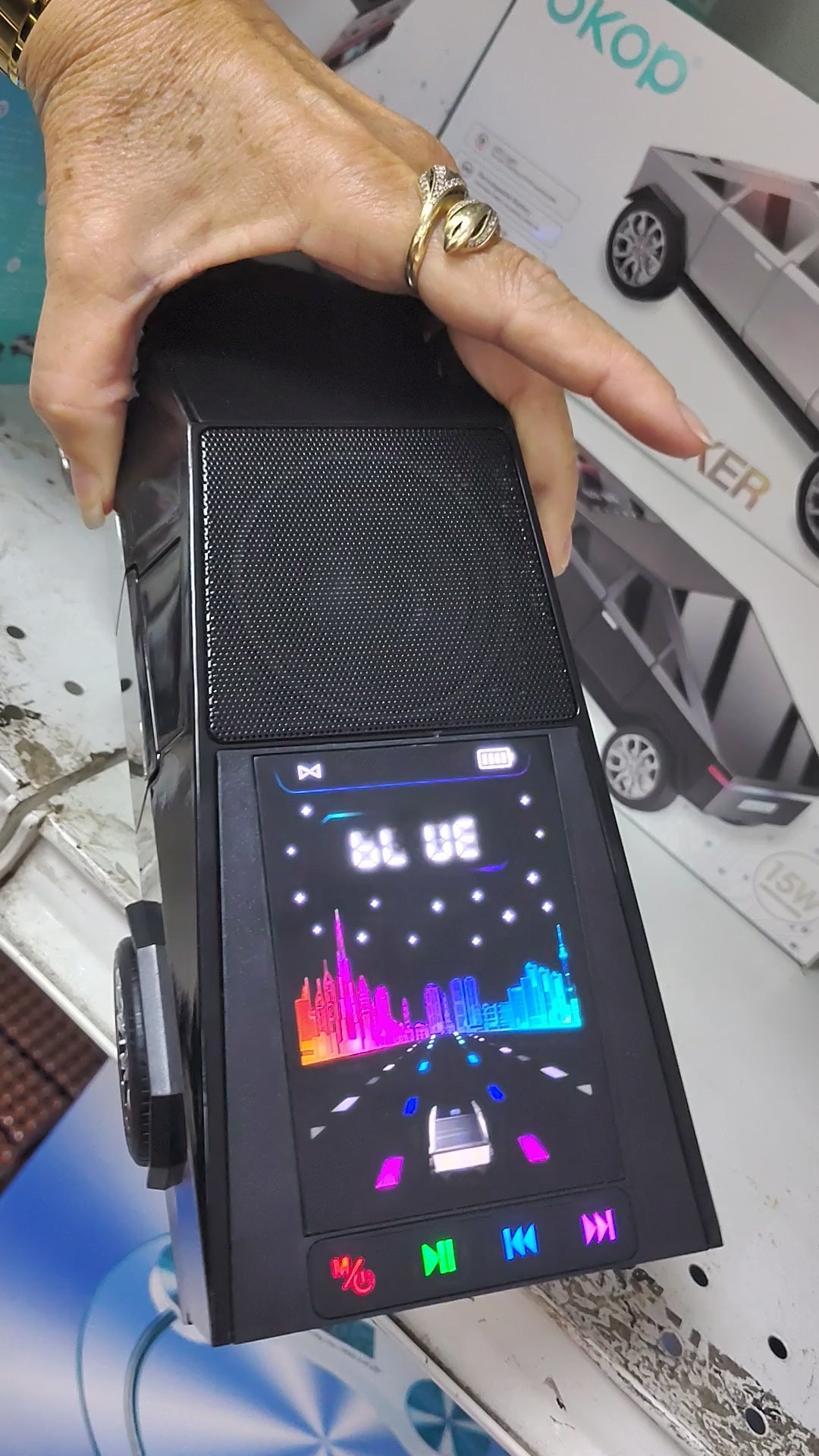 Bocina de música  Bluetooth de carro
