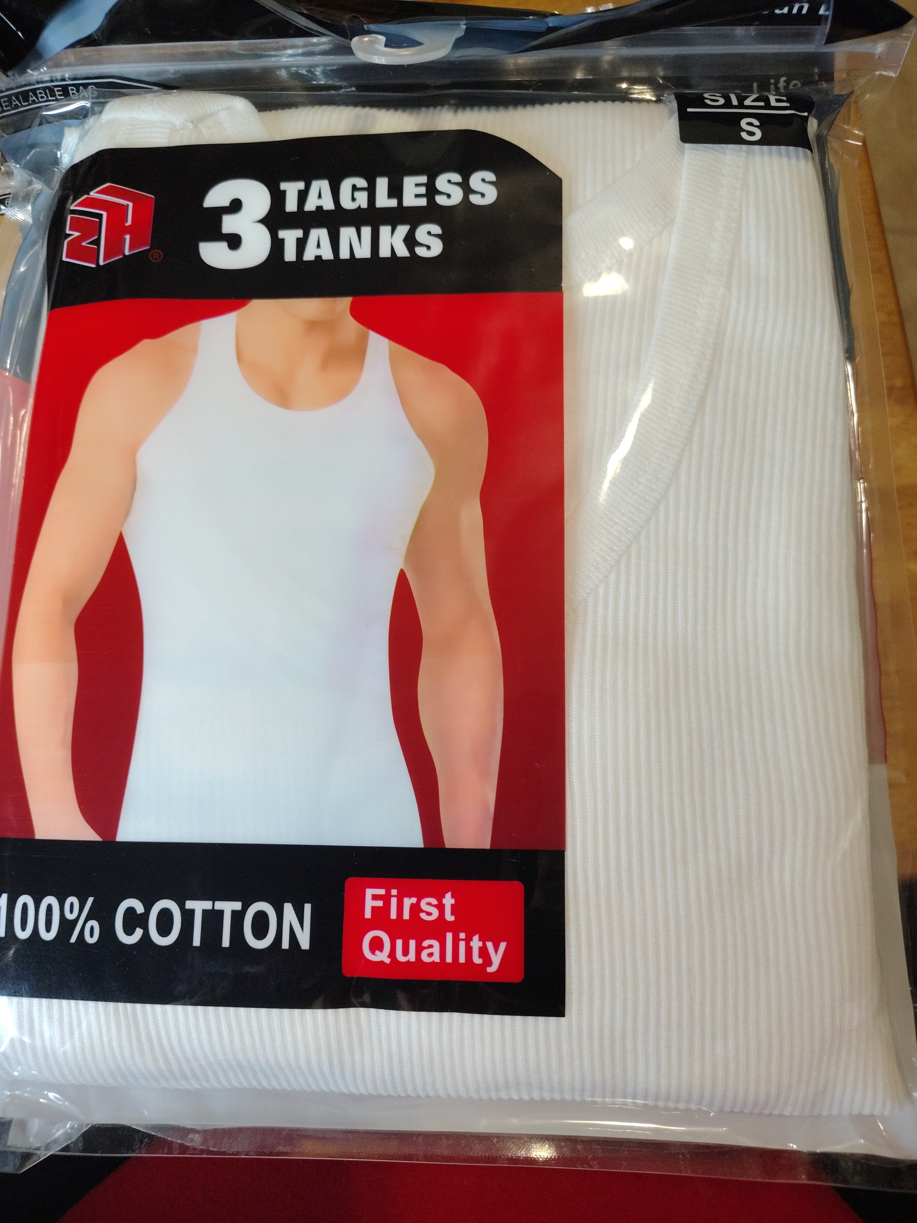 Paquete de camiseta blanca 3 pz talla s